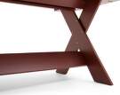 Crate Dining Table L180, iron red