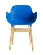 Form Armchair Oak, bright blue