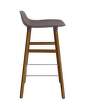 Form Bar Chair 65 cm Walnut, brown