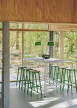 Taburete 8 Bar Stool High, soft jade