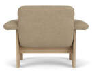 Brasilia Lounge Chair Low Back, Bouclé 02/natural oak