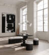 Drop Chandelier Bulp Mini, grey