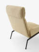 Muno Lounge Chair LN17 High Back w. Arms, Clay 7/black