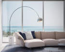 Arco LED Floor Lamp, steel