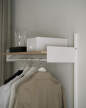 Wardrobe Shelf 1, oak/white