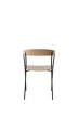Missing Armchair, lacquered oak