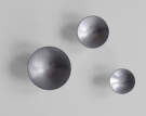 HiHat Knob set of 2, brushed steel