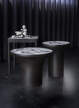 Trumpet Table, calacatta