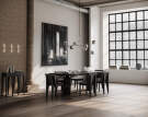 Brutus Slim Dining Chair, coffee