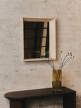 Lancet Mirror, travertine