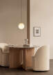 TR Bulb Pendant, polished steel