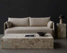 Plinth Lounge Table Grand, Kunis Breccia sand