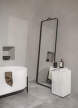 Plinth Side Table Tall, Carrara