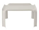 T877 Side Table, alabaster white