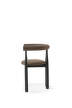 Bukowski Chair Fully Upholstered, black/Wooly Plus 1008
