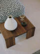 Tenon Side Table Small, fumed oak
