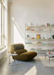 Top Wire Stool VP11 Ø38 Marble, Bianco Carrara