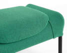 O2 Ottoman, green textile