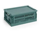 Colour Crate Lid Plastic Small, dark green