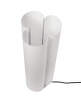 Boe Floor Lamp, silver/natural