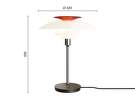 PH 80 Table Lamp, chrome plated