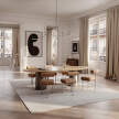 Stick Chandelier, chrome
