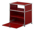 Noční stolek USM Haller M55, ruby red-2