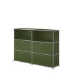 Komoda USM Haller M64, olive green-1