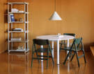 Backflip Chair, cedar green lacquered beech