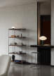 Alima Shelving NDS6, chrome / walnut