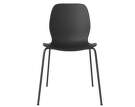 Seed Dining Chair Metal, black / black