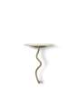 Curvature Wall Table, brass