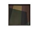 Angle Glass Tray Square S, slate