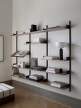 Display Shelf, black ash/black