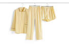 Outline Pyjama L/S Shirt S/M, soft yellow