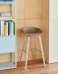 AAS 32 Bar Stool Low Oak, clay