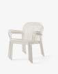 Thorvald SC101 Lounge Armchair, ivory