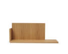 Stagger Shelf Low, oiled oak