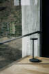 Oblique Table Lamp, matte anthracite