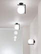 IC C/W1 Ceiling/Wall Lamp, black