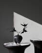 Trumpet Table, calacatta