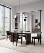 Brutus Slim Dining Chair, coffee