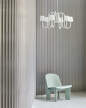 Chisel Lounge Chair, eucalyptus