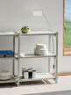 Woody Shelving System Low, smokey grey
