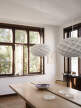 Patera Oval Pendant Light, white