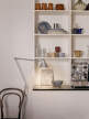 NJP Wall Lamp Long, light aluminium grey