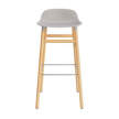 Form Bar Chair 75 cm Oak, warm grey