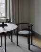 Bukowski Chair, black/Élitis 419