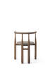 Bukowski Chair, walnut/Linara 342