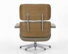 Eames Lounge Chair Cherry, Leather Natural F78 dark sand